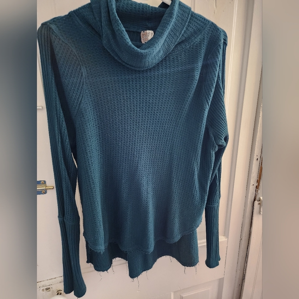 👸 Free People We the People collection thermal cowl neck tunic set of 2 size S - Picture 9 of 16